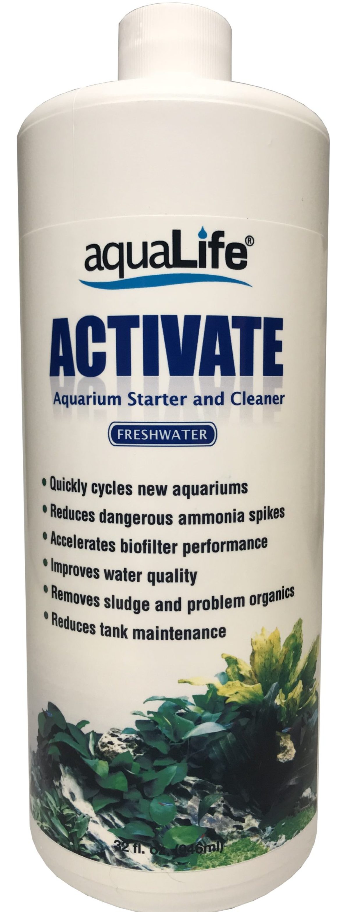 水槽 activation Activate Freshwater 32 oz Aquarium Starter and Cleaner