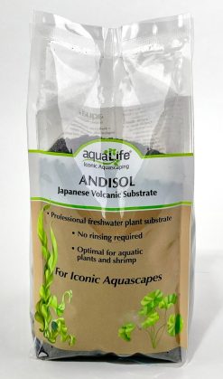 aquaLife ANDISOL 1L Fine Black Japanese Volcanic Substrate Soil price per 1L bag 10/cs