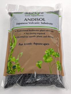 aquaLife ANDISOL 3L Fine Black Japanese Volcanic Substrate Soil price is per 3L bag 8/cs