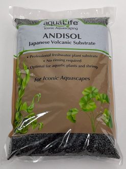 aquaLife ANDISOL 3L Coarse Black Japanese Volcanic Substrate Soil price is per 3L bag 8/cs