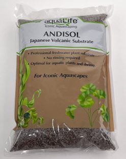 aquaLife ANDISOL 3L Coarse Brown Aquarium Substrate Soil Price is per 3L bag 8/cs