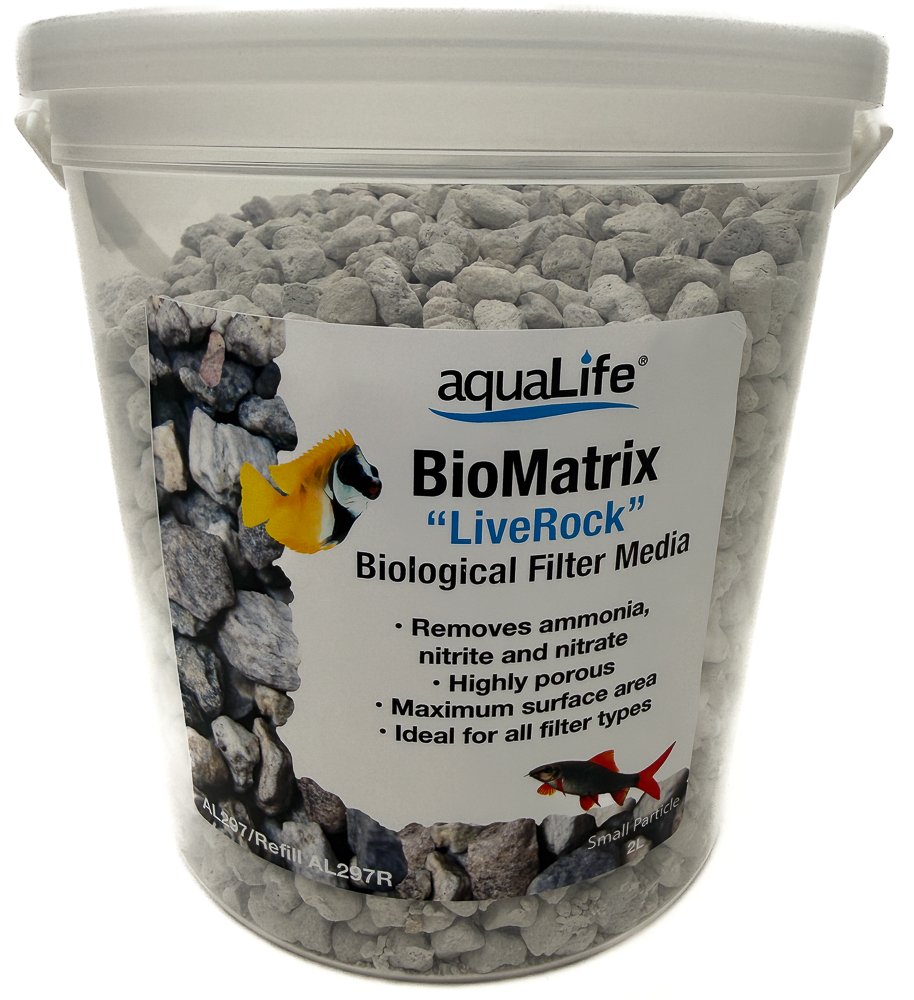BioMatrix Small Particle Biological Filter Media 2L LiveRock