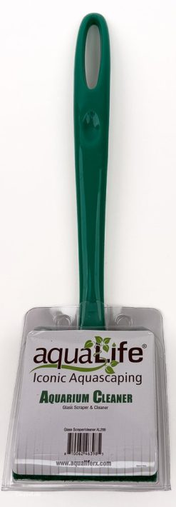 aquaLife Glass Algae Scraper & Cleaner 12" Handle