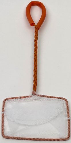 aquaLife 4" Aquarium Fish Net Orange & White
