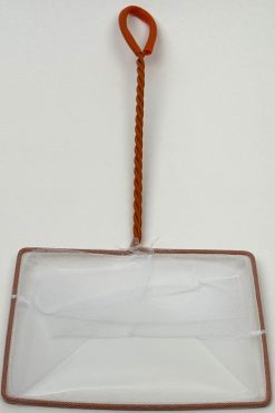 aquaLife 7" Aquarium Fish Net Orange & White   `