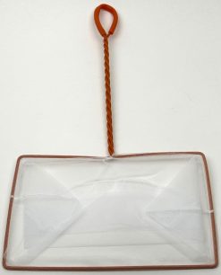 aquaLife 8" Aquarium Fish Net Orange & White
