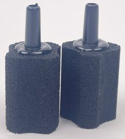 aquaLife Ultra 1" 2 pack Muti Point Airstone Black