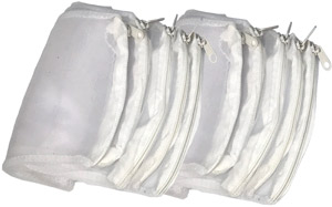 Zipper Media Bags 5" x 10" - 10 pack