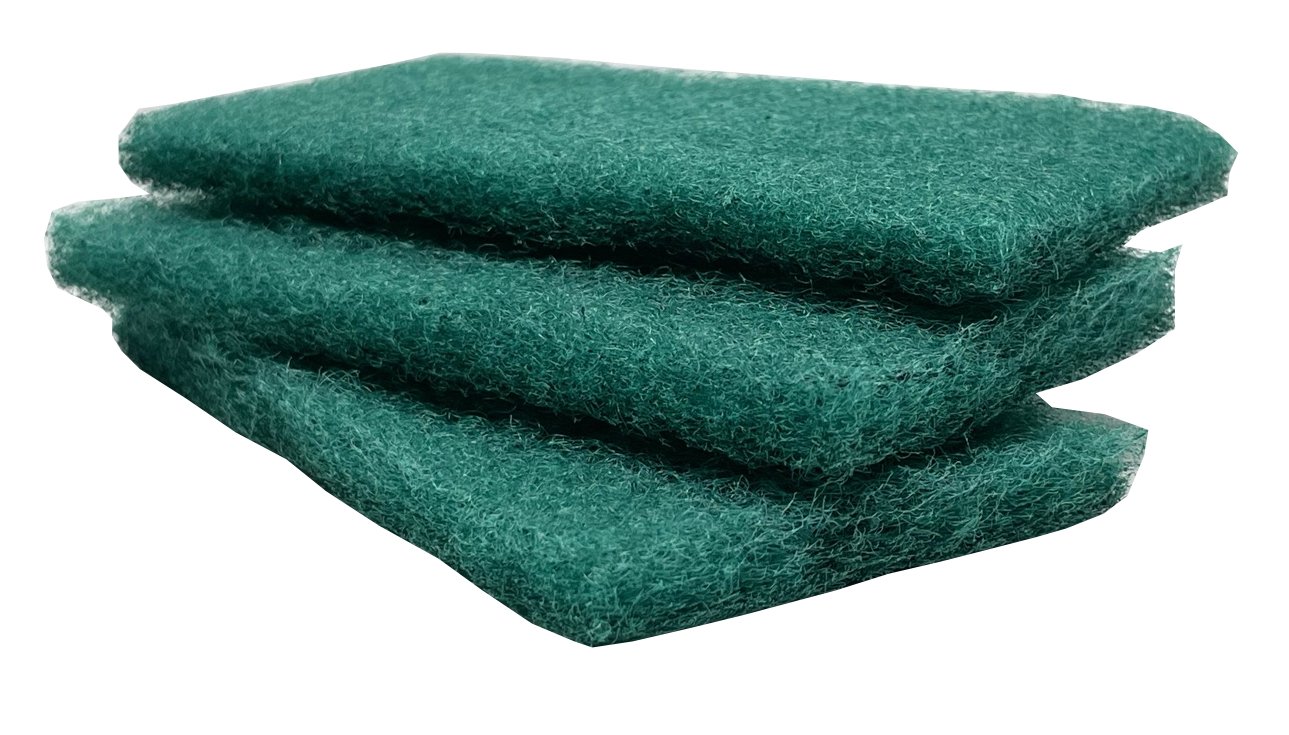 Hard Green Cleaning Pad - 3 pack