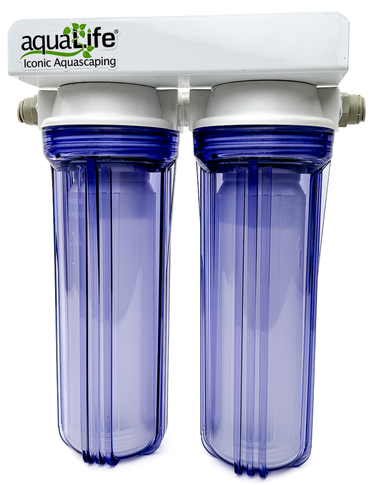 aquaLife Dual Canister Media Reactor Bundle kit with Sicce Pump
