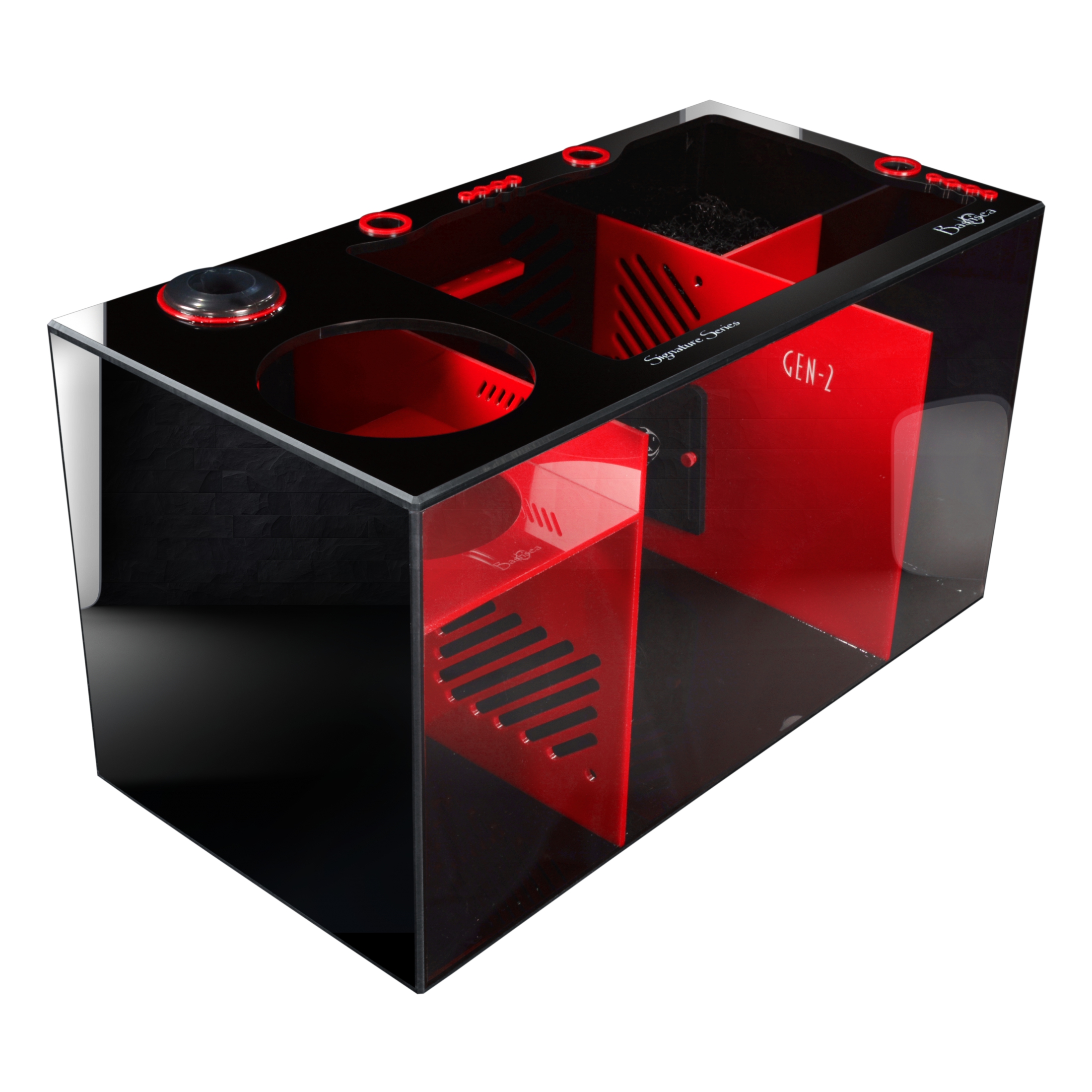 Bashsea SS-30 Signature Series Sump Black/Red 30"x15"x16" Ferrari