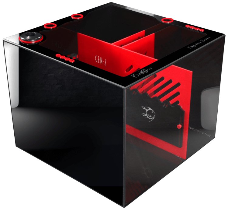 Bashsea SS-Cube Signature Series Sump Black/Red 20"x20"x16" Ferrari
