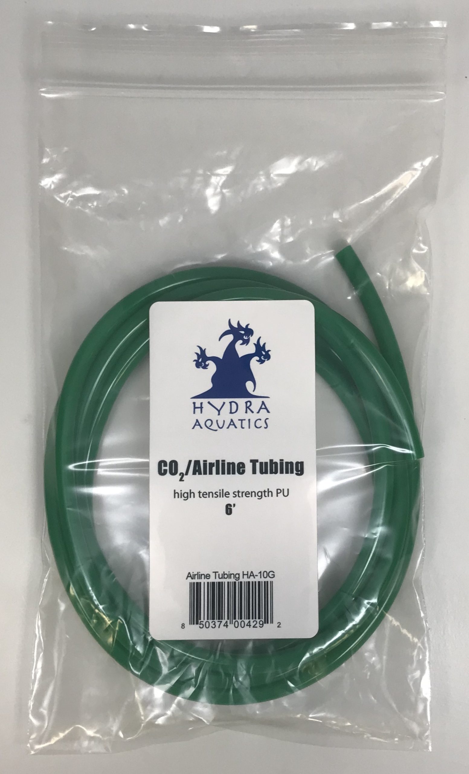 CO2 / Airline Tubing High Tensile PU - Green - 6 ft.