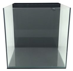 Pure 45 Degree 7.13 Gal. (LI) Ultra Clear Back Filter Aquarium 11.8" x 11.8" x 11.8" with Mat