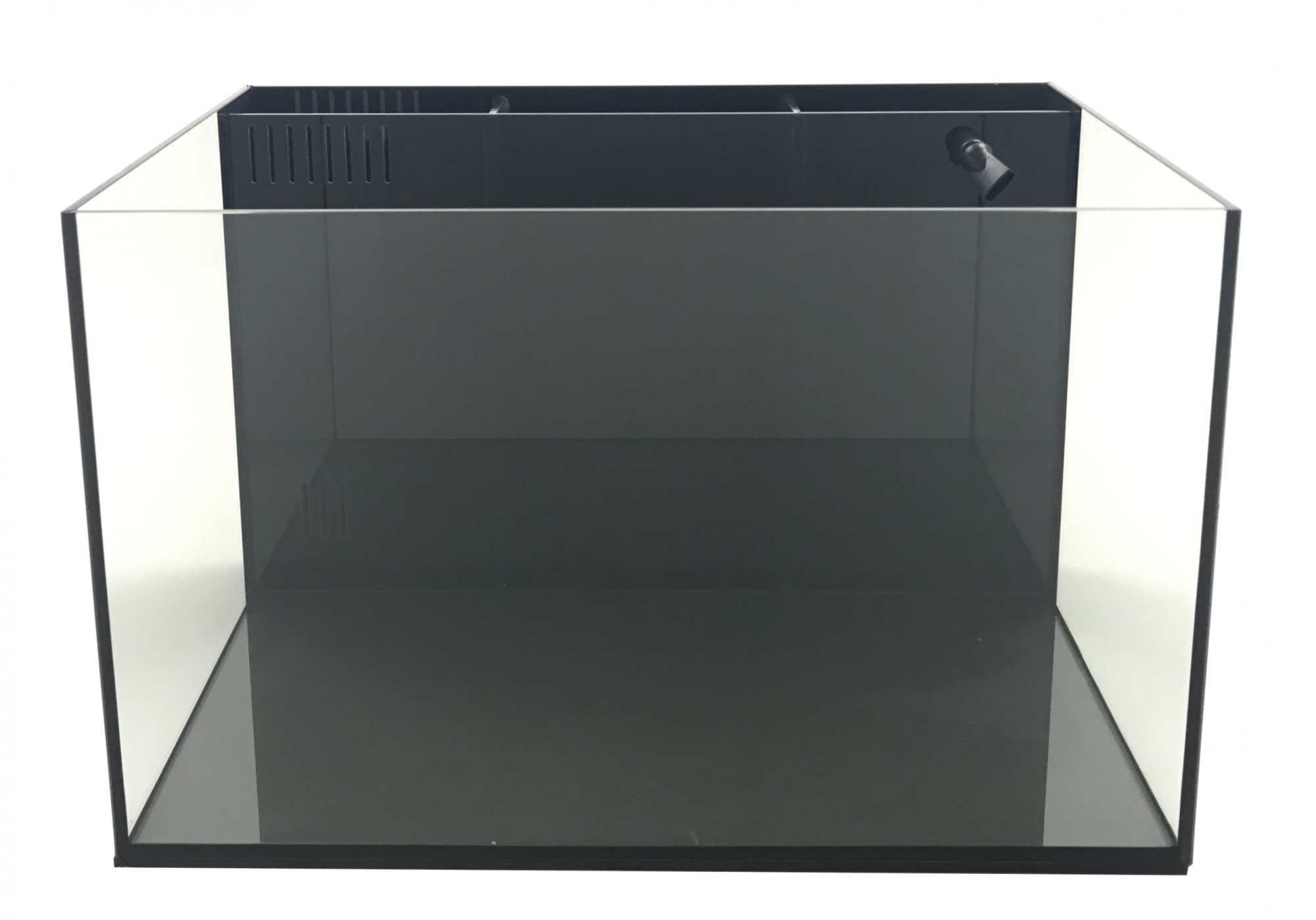 Cascade B LI 45 Degree 10 Gal. Back Filter Aquarium 17.7" x 11.8" x 11" with Mat, No pump or media