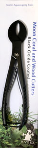 Moon Coral and Wood Cutters - Black Oxide - 10"