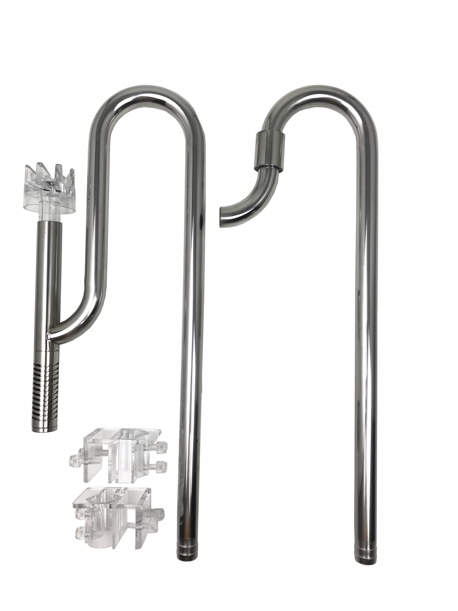 Stainless Inflow and Outflow with Surface Skimmer