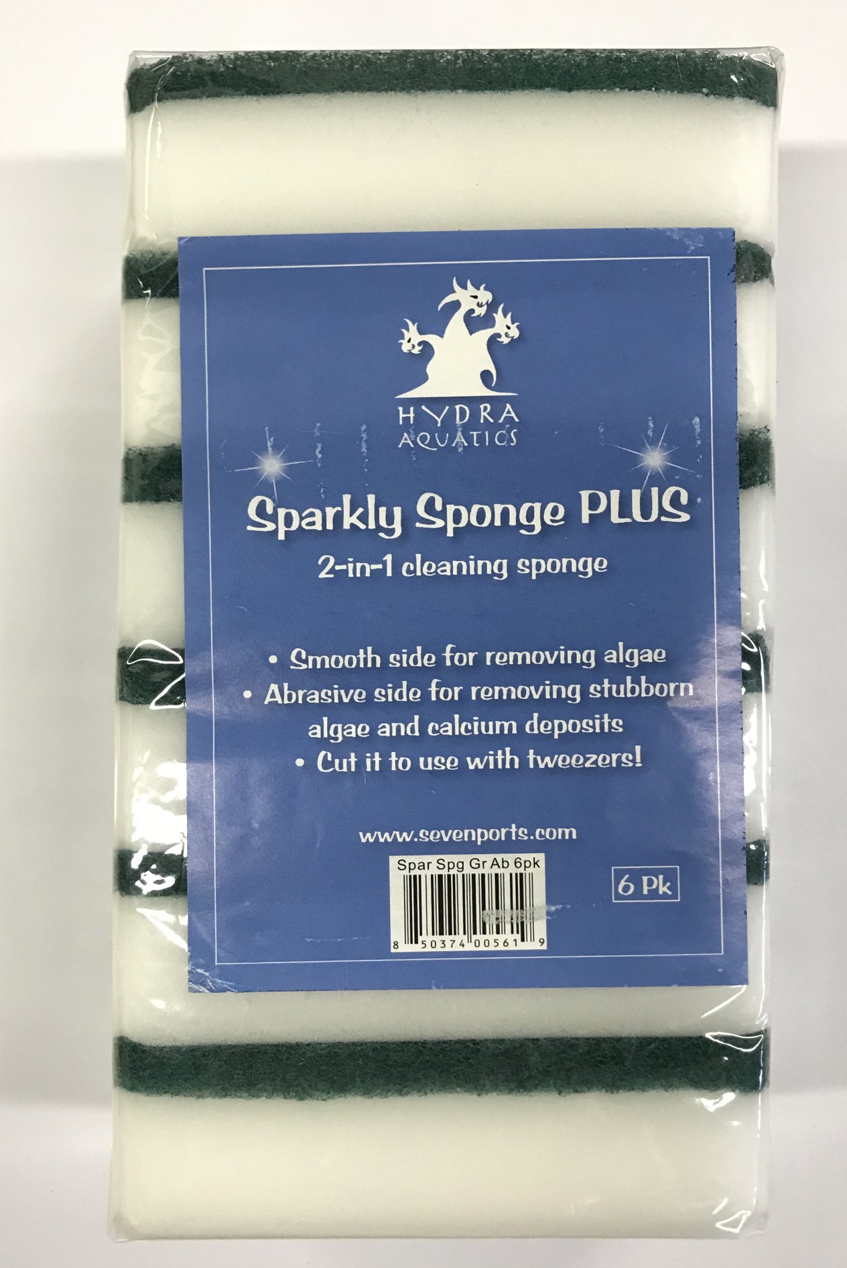 Sparkly Sponge PLUS 2-in-1 Cleaning Sponge - 6 pack