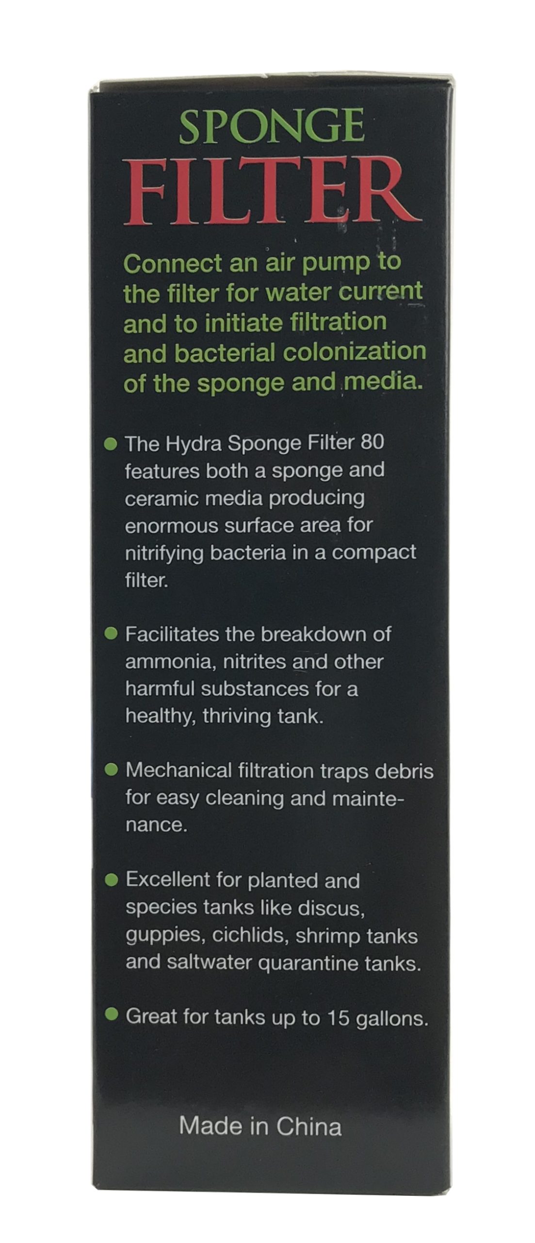 Hydra High Efficiency Sponge Filter 80