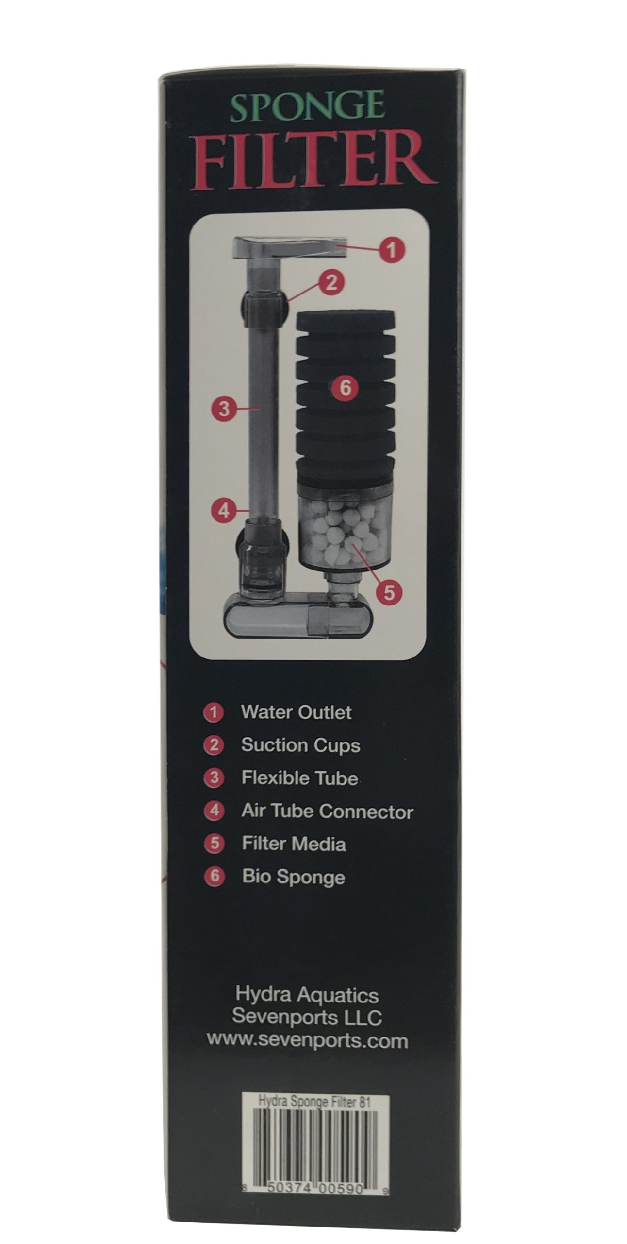 Hydra High Efficiency Sponge Filter 81