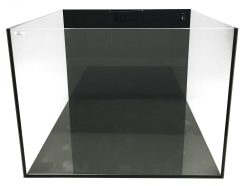 Beluga 43 Gal. Pro Aquarium with external Overflow 23.62" x 23.62" x 17.72" - Black Background