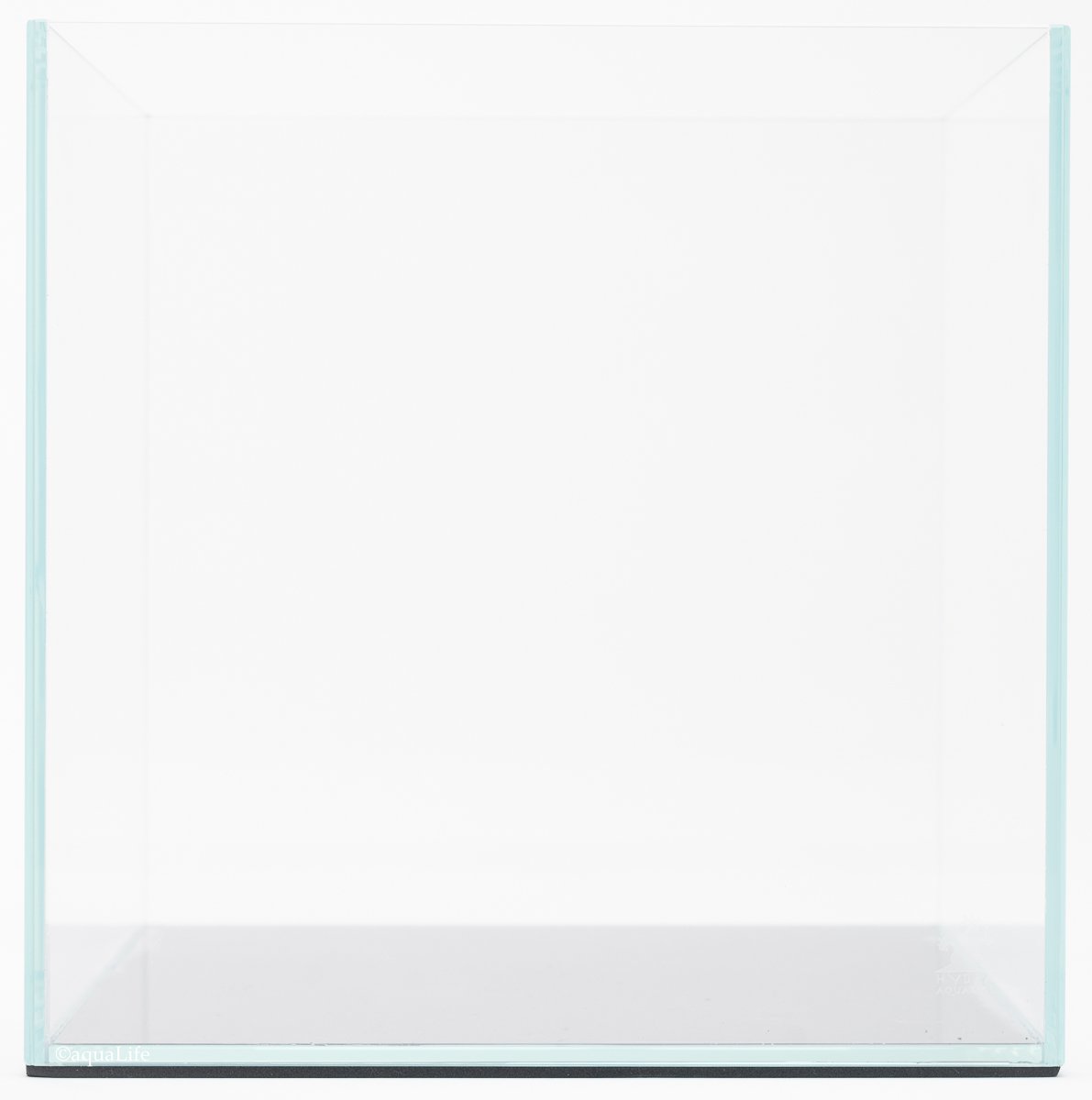 Gem 45 Degree 4 Gal. (LI) Ultra Clear Rimless Aquarium 9.84x9.84x9.84" with Mat 250*250*250 5mm