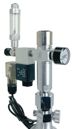Hydra Aquatics Compact Pro CO2 Regulator Dual Stage with Solenoid Valve