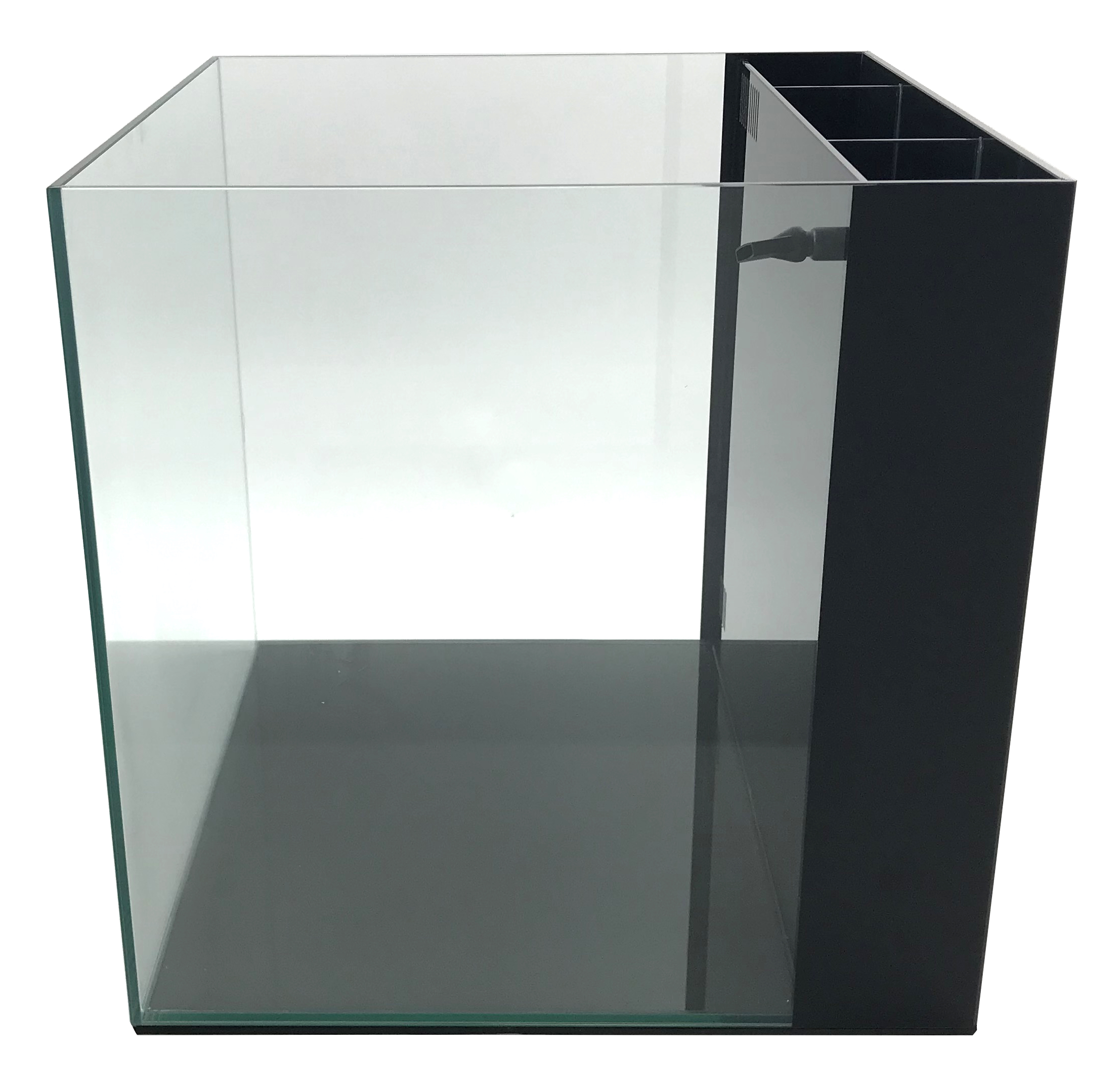 Brilliant 45 Degree 25 Gal. (LI) Ultra Clear Back Filter Aquarium 18" x 18" x 18" with Mat