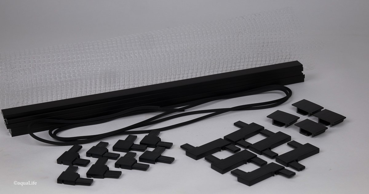 Mesh DIY Aquarium Lid Kit B Makes 1 Lid up to 45 x 45 cm 17 3/4 x 17 3/4"