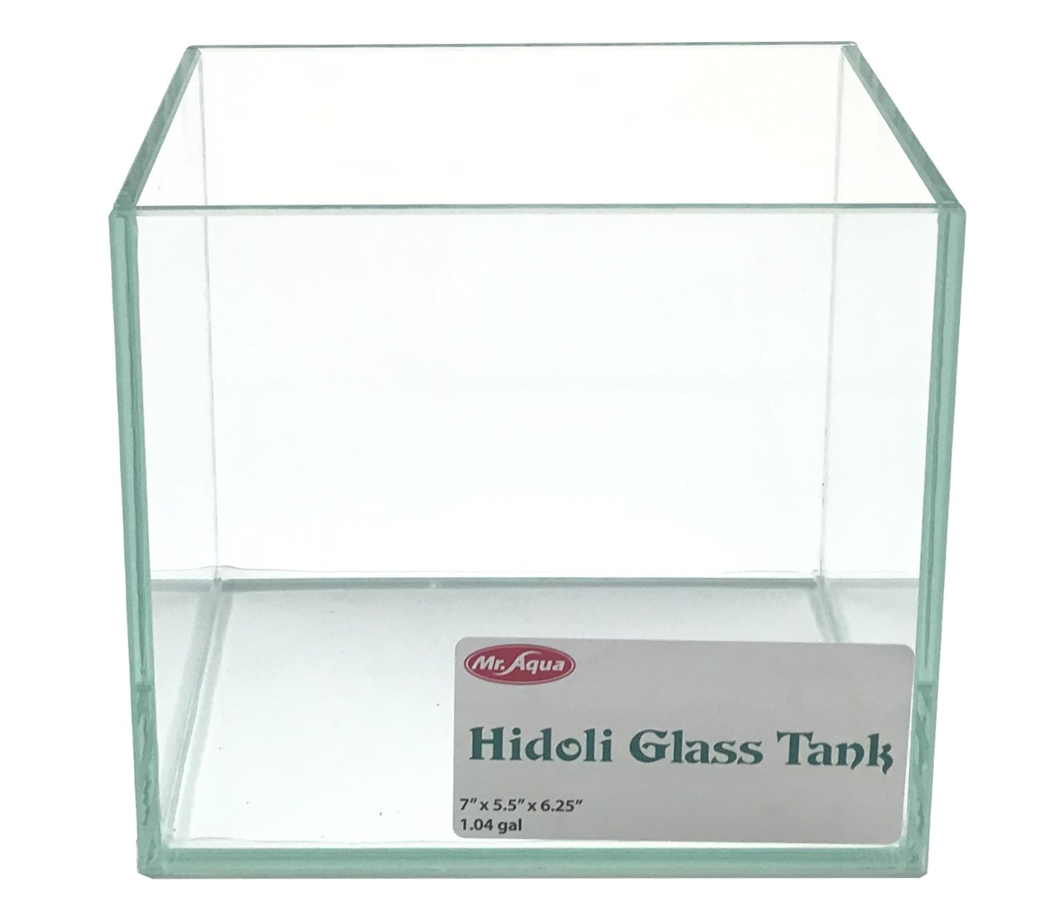 Hidoli A 1.04 gal Tank 7"x5.5"x6.25" Rimless Aquarium