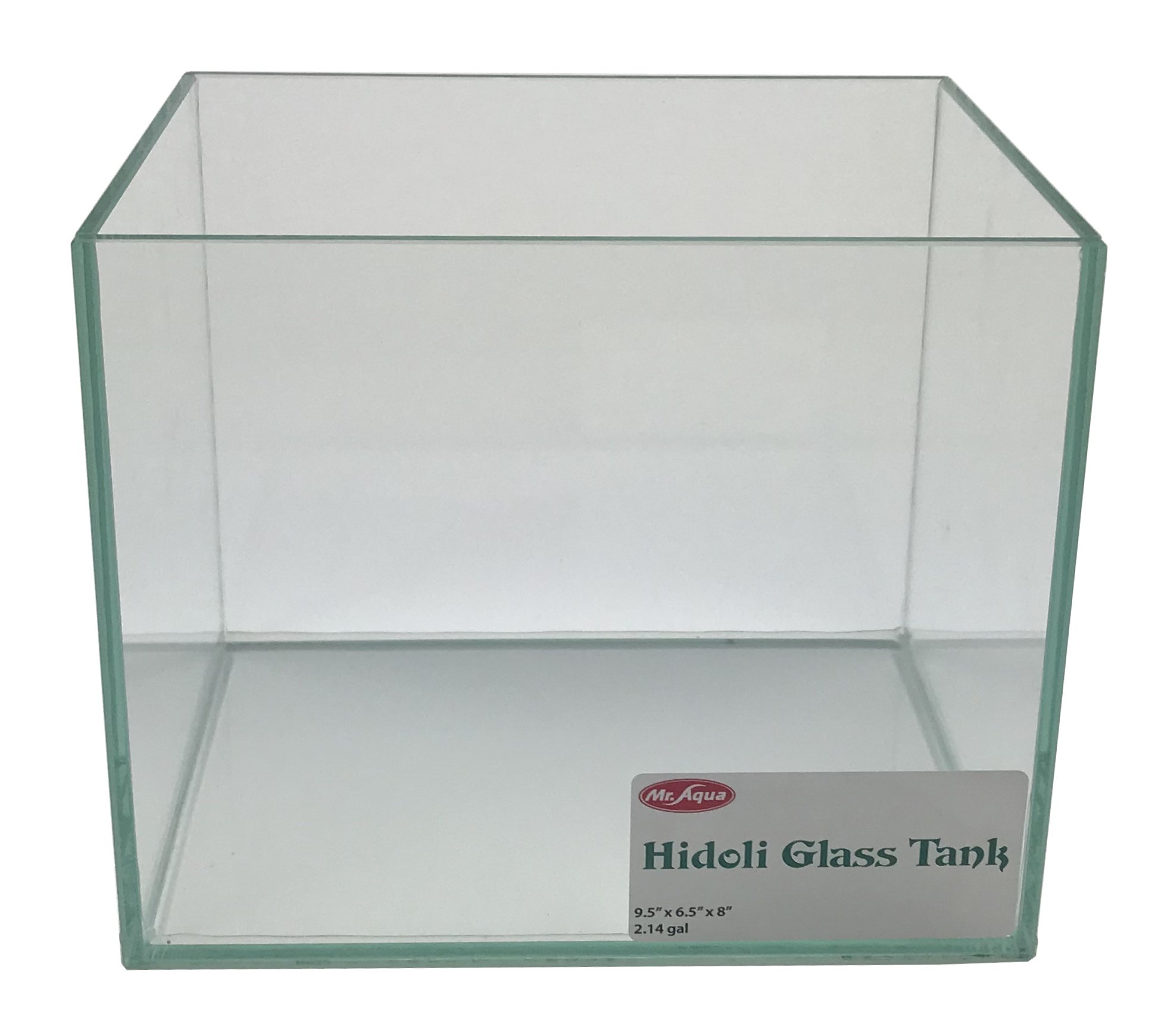 Hidoli B 2.14 gal Tank 9.5"x6.5"x8" Rimless Aquarium