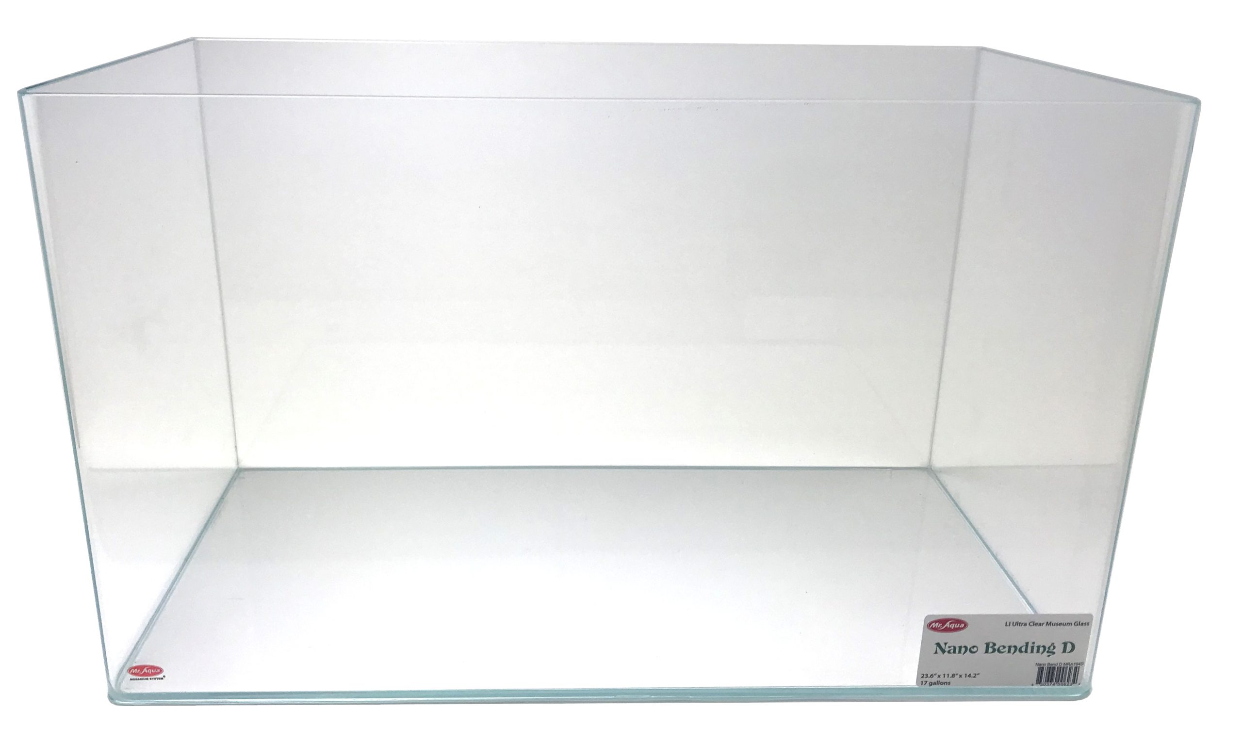 Nano Bending (LI) Ultra Clear Aquarium D - 17 Gal. 23.6" x 11.8" x 14.2"