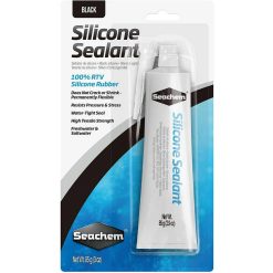 Silicone 3 oz  Black Aquarium Black Sealant adhesive