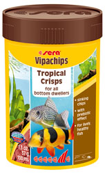 Vipachips Tropical 1.3oz 100ml Sinking Wafer Tablets for Freshwater Fish