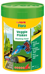Flora 0.8oz 100ml Flake for Herbivorous Freshwater Fish