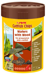 Pleco Chips 1.2oz 100ml Sinking Tablets for Herbivorous Rasping Catfish