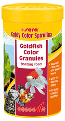 Goldy Color Spirulina 3.1oz 250ml Color Enhancing Granules for Goldfish