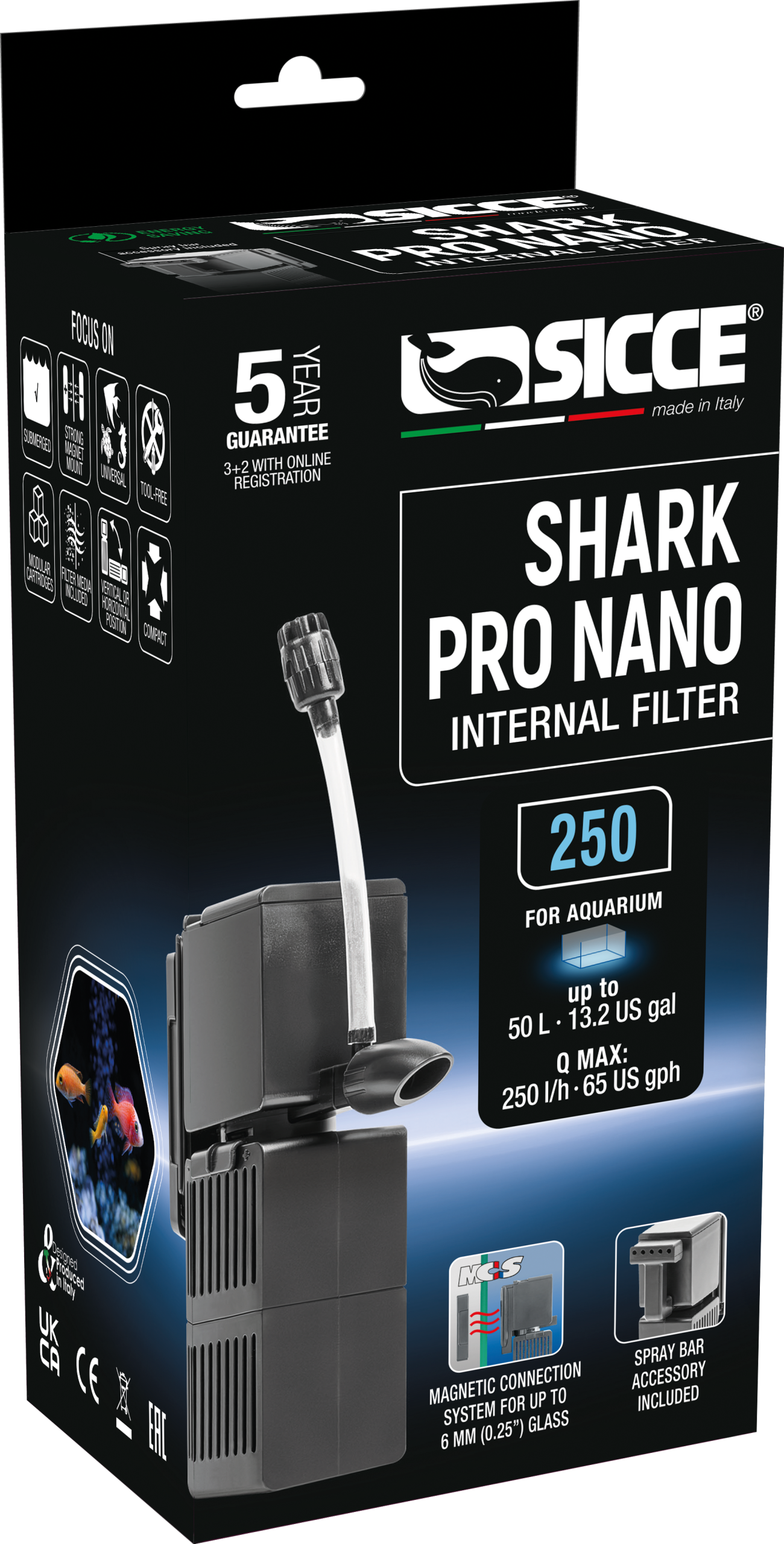 SHARK Pro Nano 250 Internal Filter