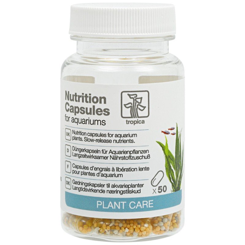 Tropica Nutrition Capsules for Planted tanks 50 capsules