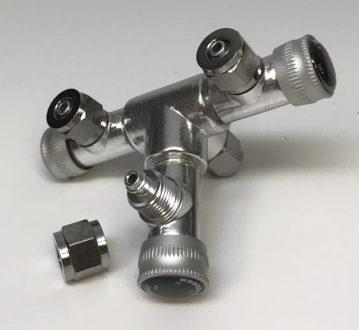 CO2 Tri-Regulator Regulator multi port valve