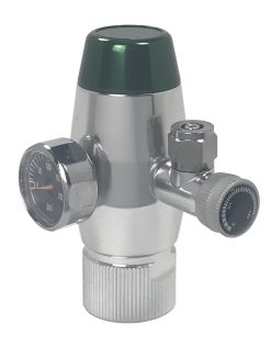 CO2 Omnibus Regulator - Decompression Design with Gauge