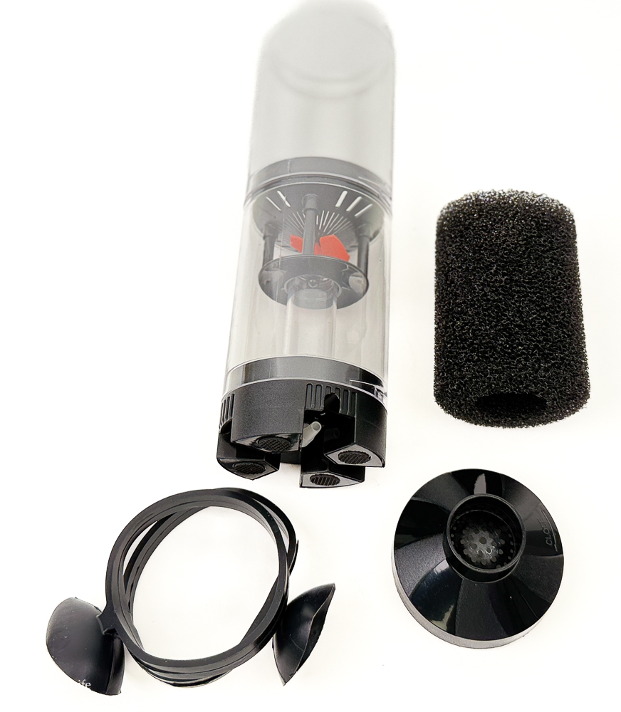 Aquarium Pneumatic Waste Collector & Filter Medium w/ Sponge Filter
