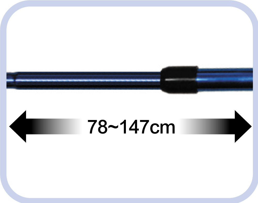 Pro Pond Net Square 16" Blue Telescoping Handle