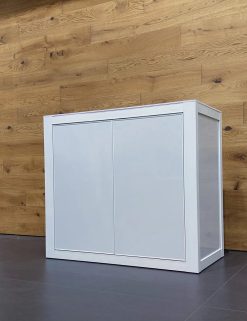 VIV Aluminum Cabinet 120x60x80 cm White 47.2x23.62x31.5" Tranquility & Lagoon