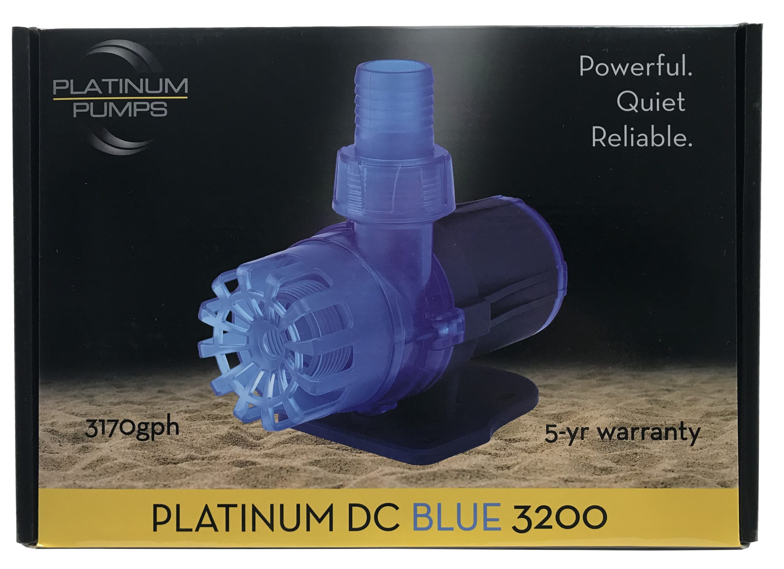 Platinum DC Blue 3200 Pump - 3170 gph